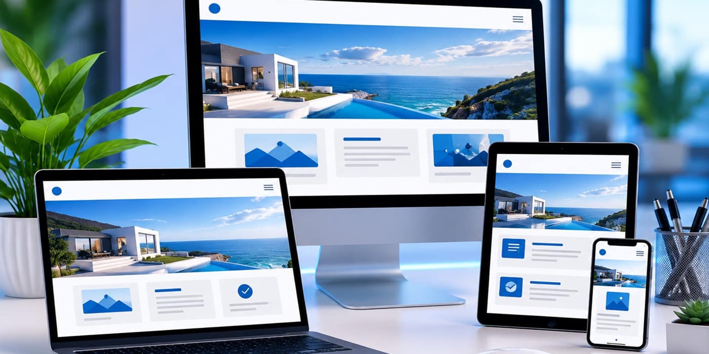 Professional Business Website Design workspace and planning concept