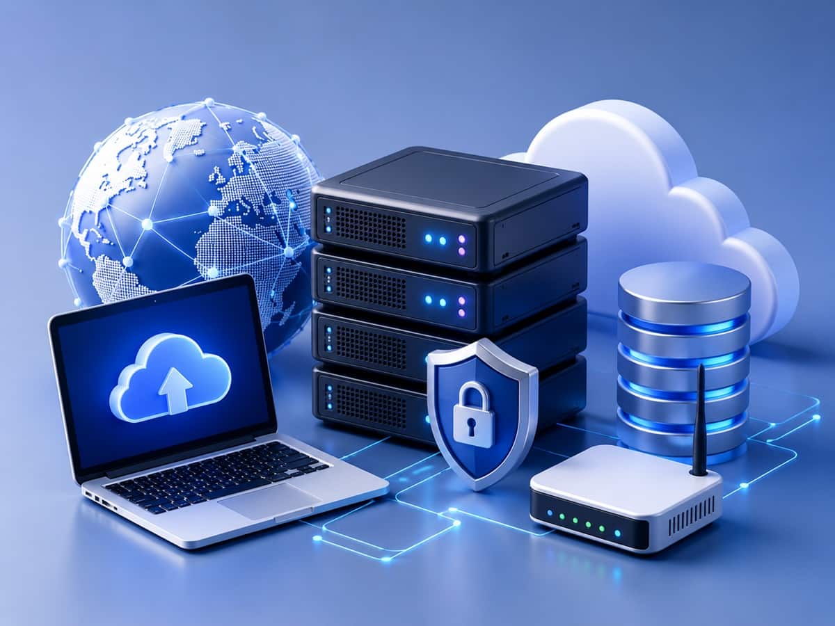 Domain and Hosting Setup Help website launch layout