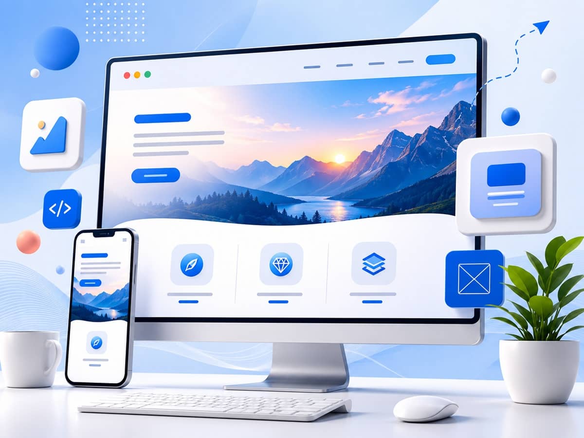 High Converting Landing Page Design hero section preview