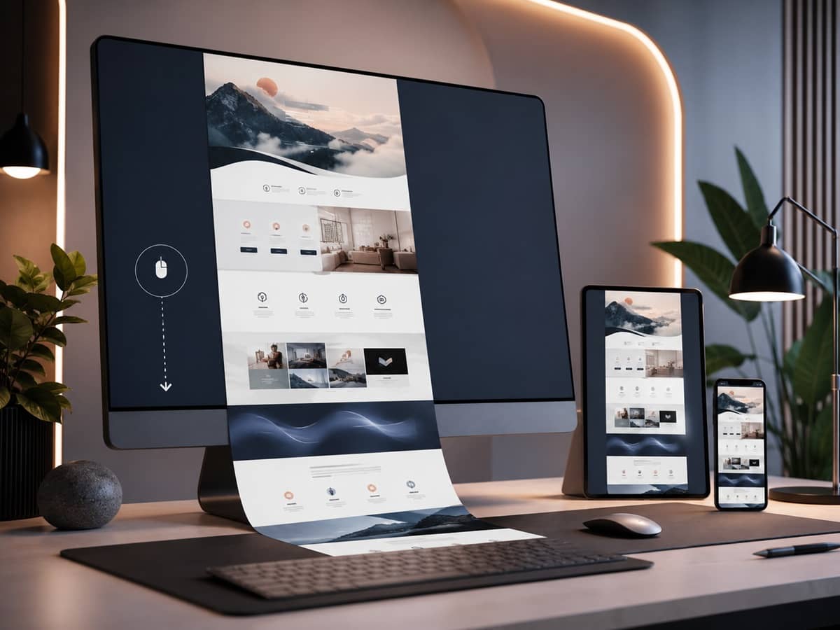 Affordable One Page Website Design homepage preview