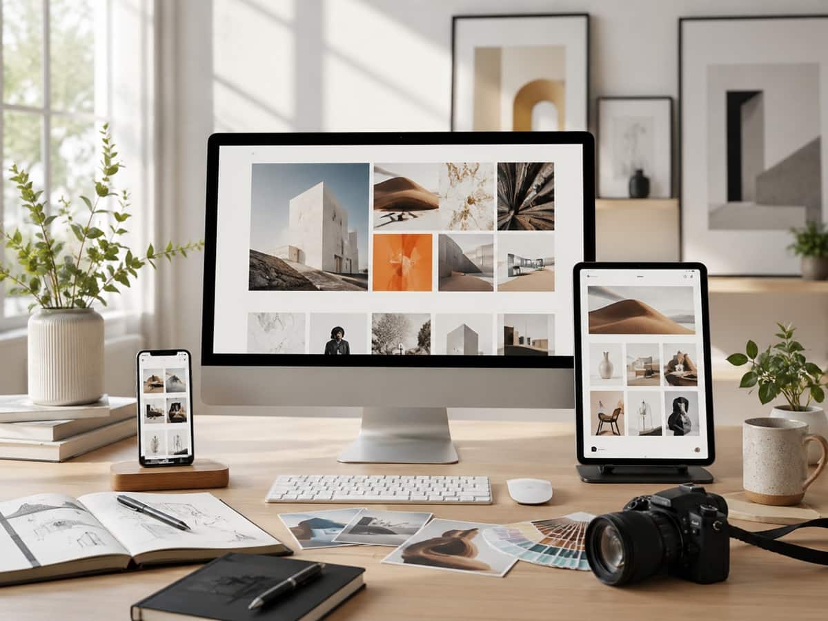 Modern Portfolio Website Design responsive portfolio layout