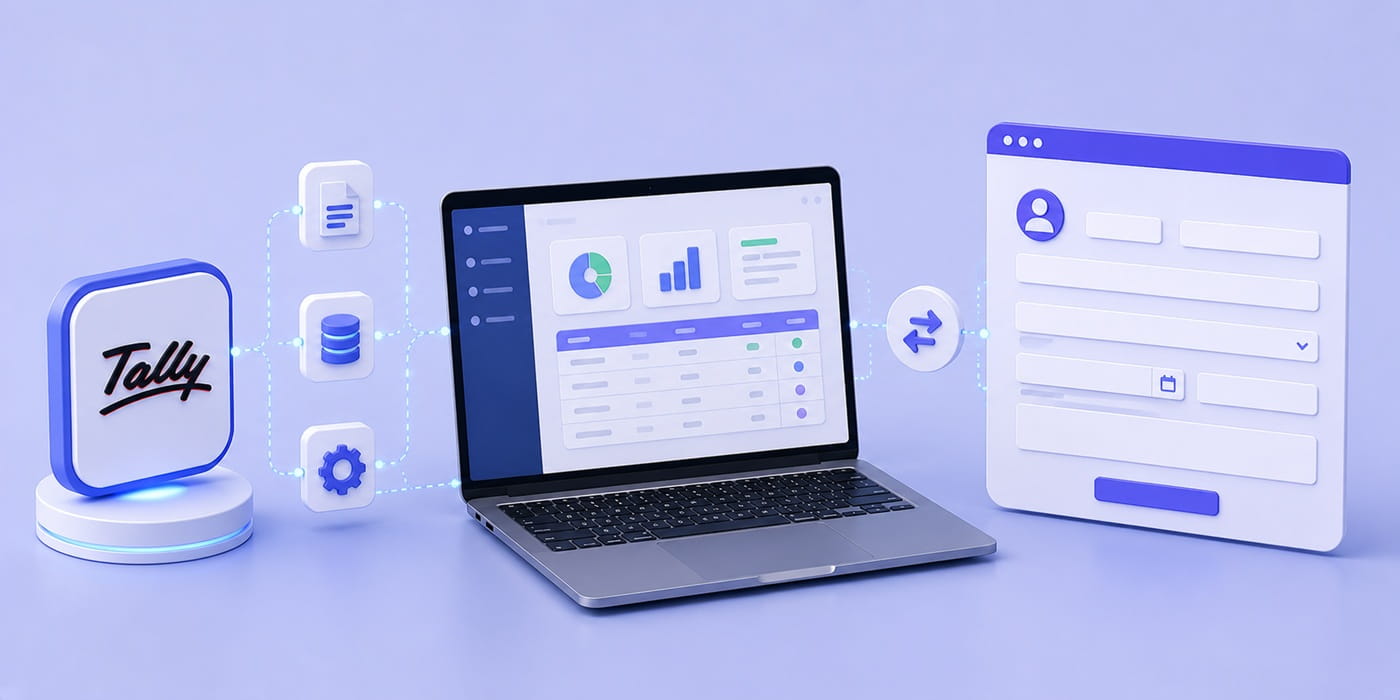 Tally Form Integration for Websites contact form concept
